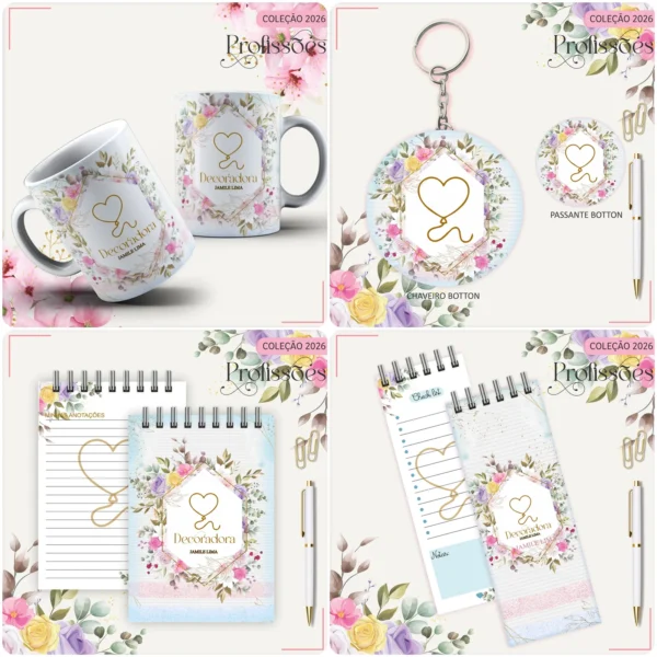 Arquivo Digital AGENDA DECORADORA FLORAL 2 - 2026 - Imagem 3
