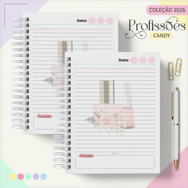 Arquivo Digital AGENDA NAIL DESIGNER CANDY 1 - 2026 - Imagem 6