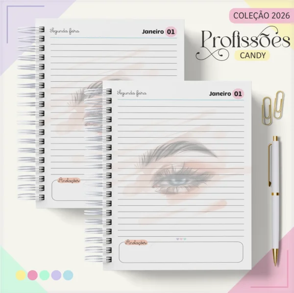 Arquivo Digital AGENDA LASH DESIGNER CANDY 1 - 2026 - Imagem 7