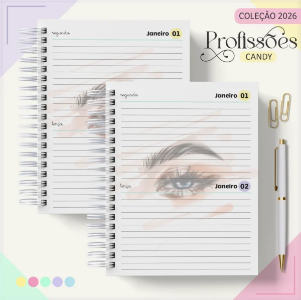 Arquivo Digital AGENDA LASH DESIGNER CANDY 1 - 2026 - Imagem 8