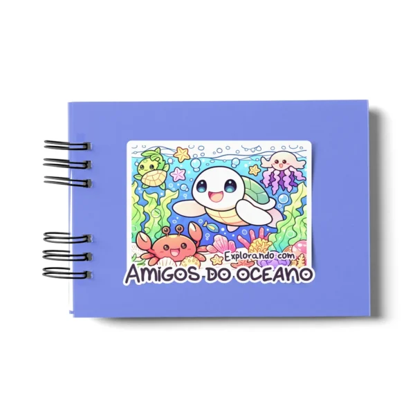 Arquivo Digital LIVRO DE COLORIR AMIGOS DO OCEANO 01