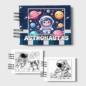 Arquivo Digital LIVRO DE COLORIR ASTRONAUTAS 01
