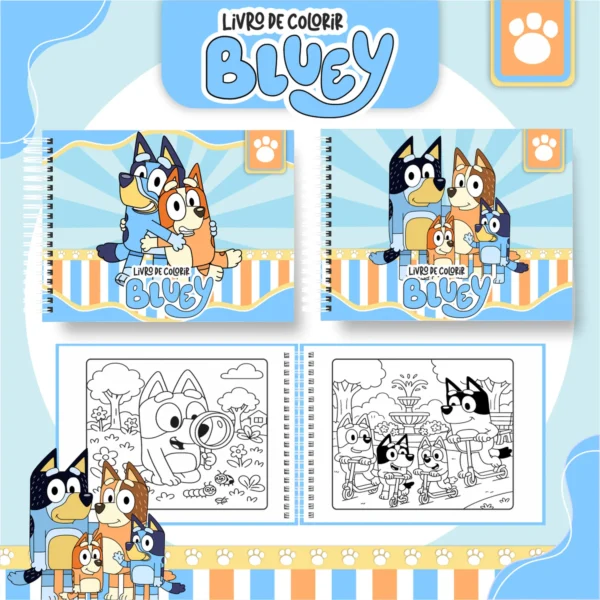 Arquivo Digital LIVRO DE COLORIR BLUEY 01