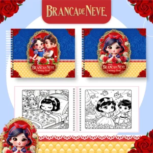 Arquivo Digital LIVRO DE COLORIR BRANCA DE NEVE 01