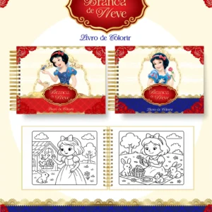 Arquivo Digital LIVRO DE COLORIR BRANCA DE NEVE 02