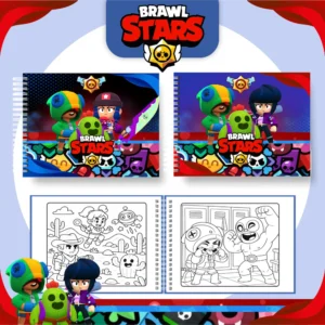 Arquivo Digital LIVRO DE COLORIR BRAWL STAR 01