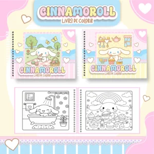 Arquivo Digital LIVRO DE COLORIR CINNAMOROLL 01