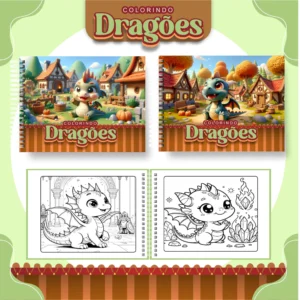 Arquivo Digital LIVRO DE COLORIR COMO TREINAR O SEU DRAGÃO 02