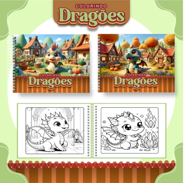 Arquivo Digital LIVRO DE COLORIR COMO TREINAR O SEU DRAGÃO 02