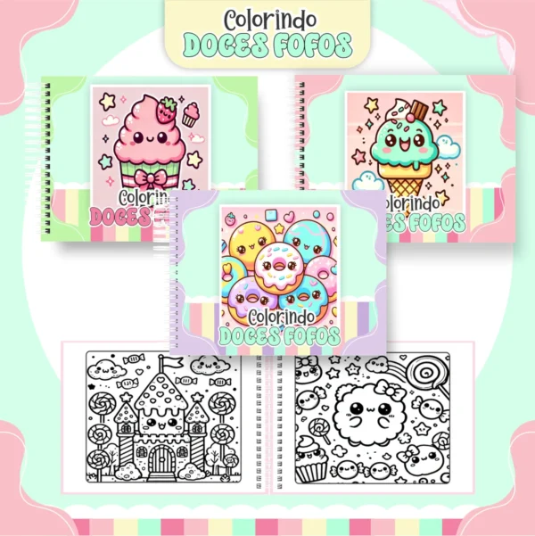 Arquivo Digital LIVRO DE COLORIR CONFEITAREIA 01