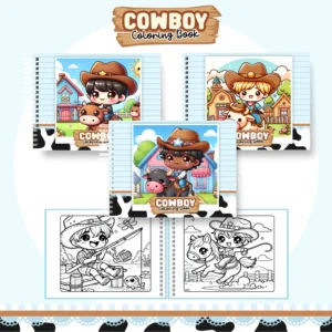 Arquivo Digital LIVRO DE COLORIR COWBOY 01