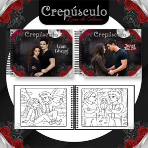 Arquivo Digital LIVRO DE COLORIR CREPÚSCULO 01