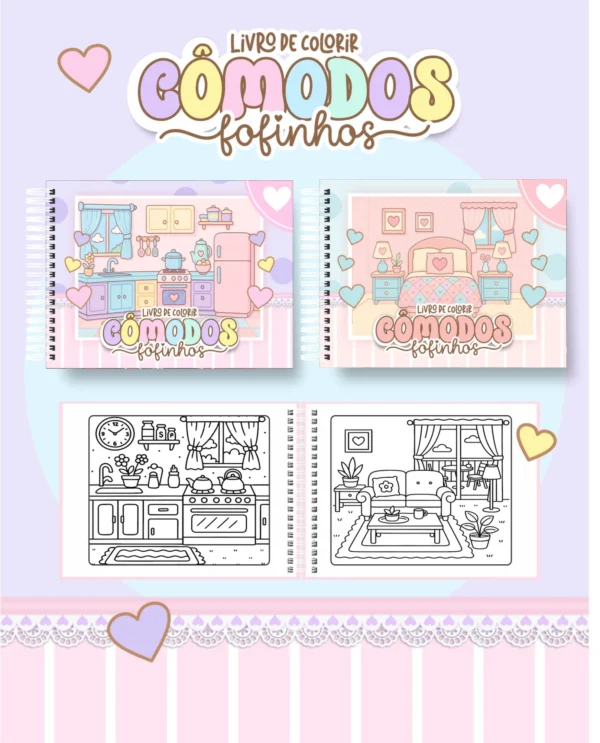 Arquivo Digital LIVRO DE COLORIR CÔMODOS 01