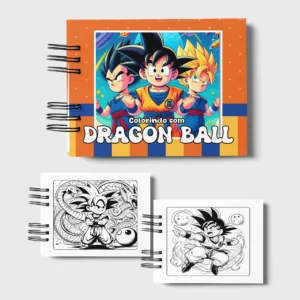 Arquivo Digital LIVRO DE COLORIR DRAGON BALL 01