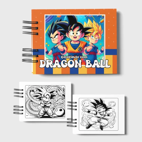 Arquivo Digital LIVRO DE COLORIR DRAGON BALL 01