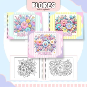 Arquivo Digital LIVRO DE COLORIR FLORAL 01