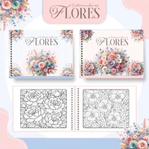 Arquivo Digital LIVRO DE COLORIR FLORAL 02