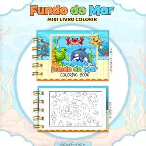Arquivo Digital LIVRO DE COLORIR FUNDO DO MAR 04