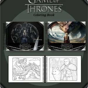 Arquivo Digital LIVRO DE COLORIR GAME OF THRONES 01