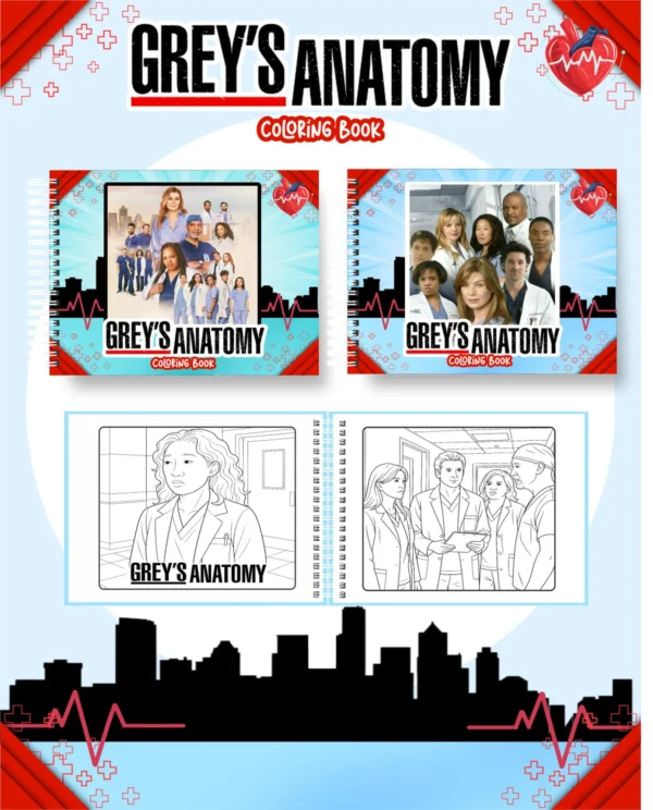 Arquivo Digital LIVRO DE COLORIR GREYS ANATOMY 01