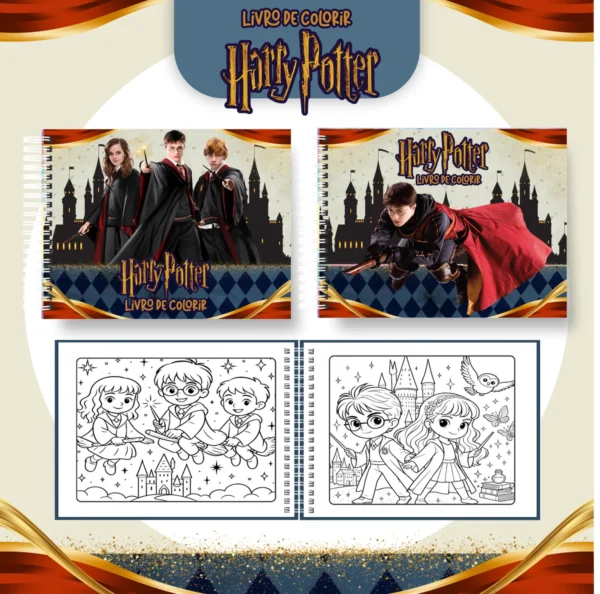Arquivo Digital LIVRO DE COLORIR HARRY POTTER 04