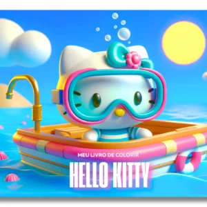 Arquivo Digital LIVRO DE COLORIR HELLO KITTY 03