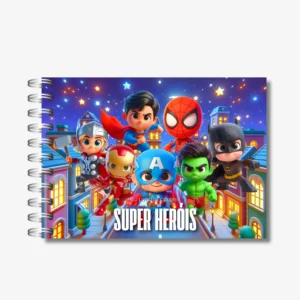 Arquivo Digital LIVRO DE COLORIR HEROIS 02