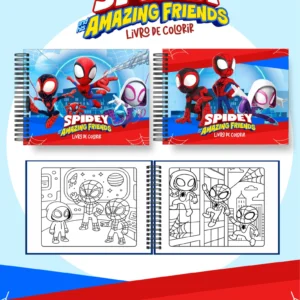 Arquivo Digital LIVRO DE COLORIR HOMEM ARANHA 01