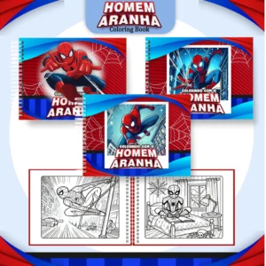 Arquivo Digital LIVRO DE COLORIR HOMEM ARANHA 02