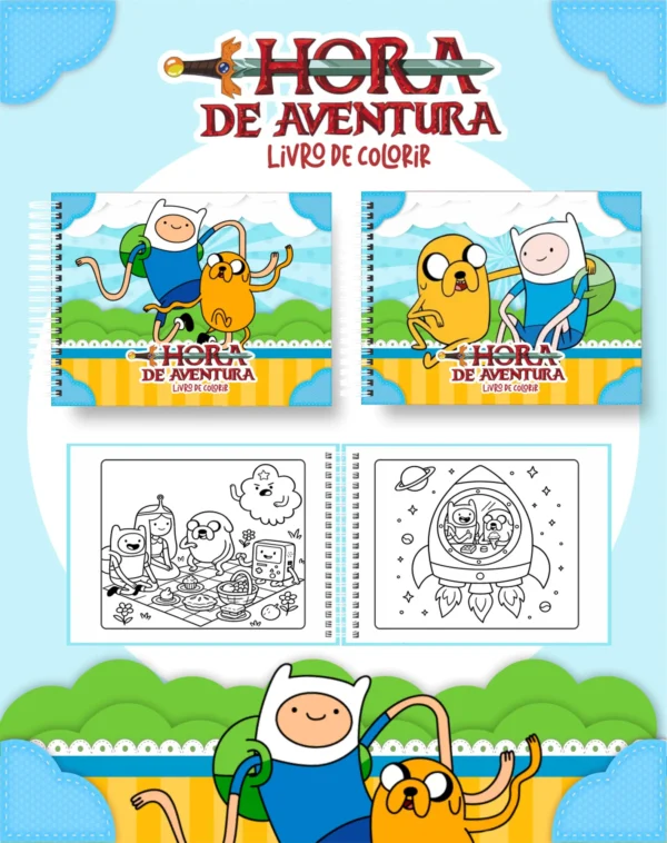 Arquivo Digital LIVRO DE COLORIR HORA DA AVENTURA 01