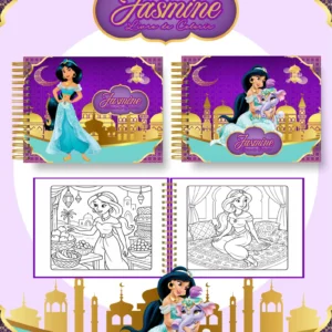 Arquivo Digital LIVRO DE COLORIR JASMINE 01