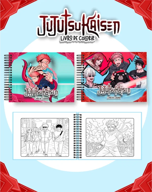 Arquivo Digital LIVRO DE COLORIR JUJUTSU 01
