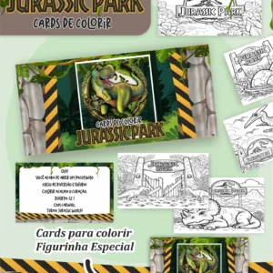 Arquivo Digital LIVRO DE COLORIR JURASSIC PARK 01