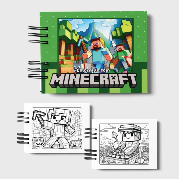 Arquivo Digital LIVRO DE COLORIR MINECRAFT 01