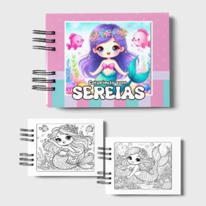 Arquivo Digital LIVRO DE COLORIR SEREIAS 01