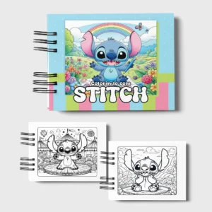 Arquivo Digital LIVRO DE COLORIR STITCH 01