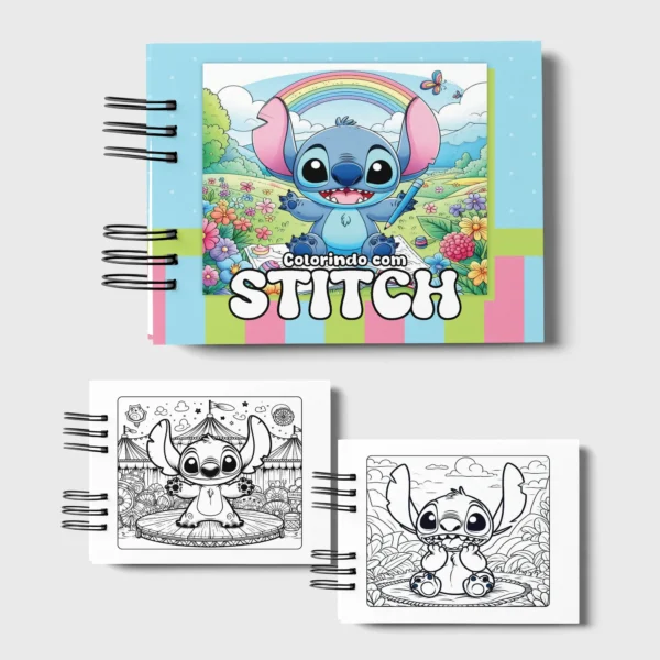 Arquivo Digital LIVRO DE COLORIR STITCH 01