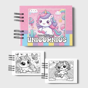 Arquivo Digital LIVRO DE COLORIR UNICÓRNIO 01