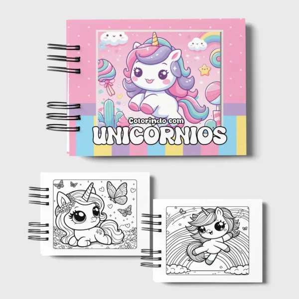 Arquivo Digital LIVRO DE COLORIR UNICÓRNIO 01