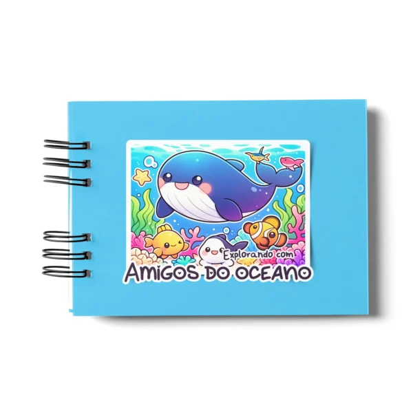 Arquivo Digital LIVRO DE COLORIR AMIGOS DO OCEANO 01 - Imagem 2