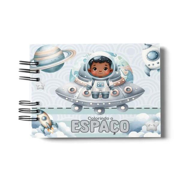 Arquivo Digital LIVRO DE COLORIR ASTRONAUTAS 02 - Imagem 2