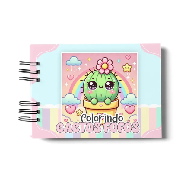 Arquivo Digital LIVRO DE COLORIR CACTOS 01 - Imagem 2