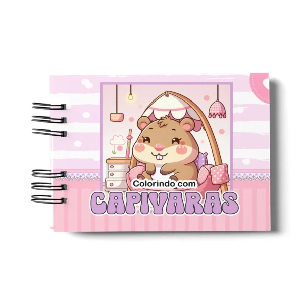 Arquivo Digital LIVRO DE COLORIR CAPIVARA 04 - Imagem 2