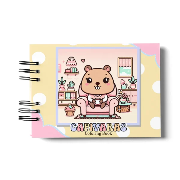 Arquivo Digital LIVRO DE COLORIR CAPIVARA 06 - Imagem 2