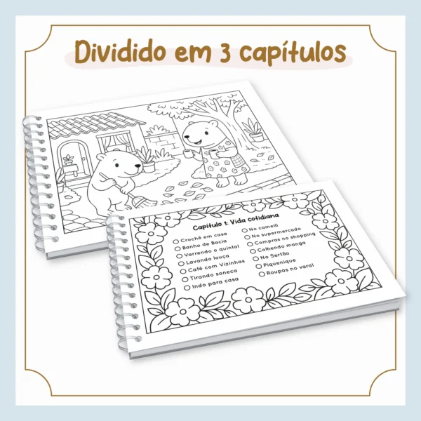 Arquivo Digital LIVRO DE COLORIR CAPIVARA 08 - Imagem 2