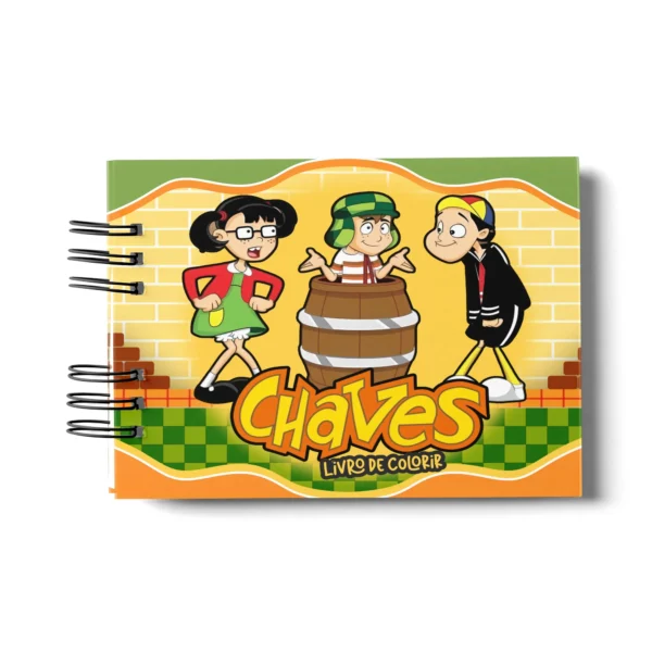Arquivo Digital LIVRO DE COLORIR CHAVES 01 - Imagem 2