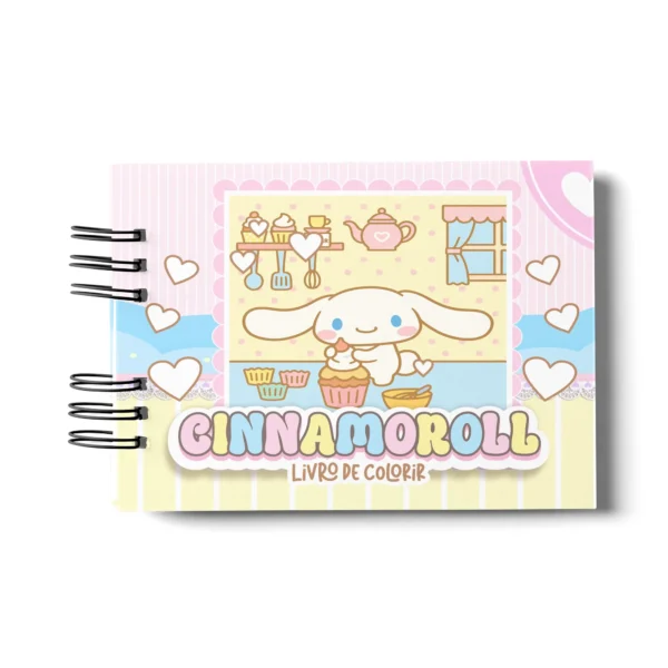 Arquivo Digital LIVRO DE COLORIR CINNAMOROLL 01 - Imagem 2