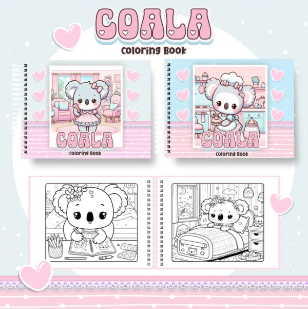 Arquivo Digital LIVRO DE COLORIR COALA 01 - Imagem 2