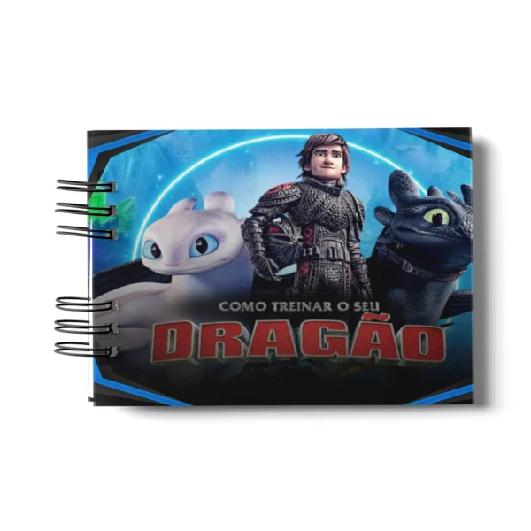 Arquivo Digital LIVRO DE COLORIR COMO TREINAR O SEU DRAGÃO 01 - Imagem 2