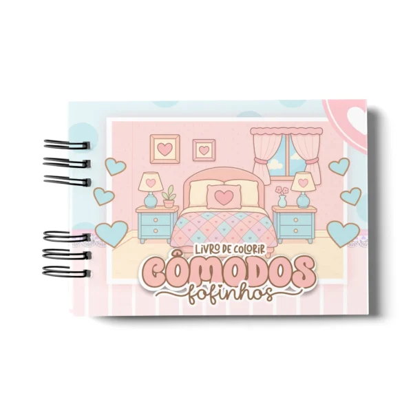 Arquivo Digital LIVRO DE COLORIR CÔMODOS 01 - Imagem 2
